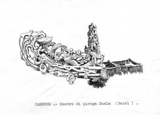 34-rostro di piroga Duala-Camerun